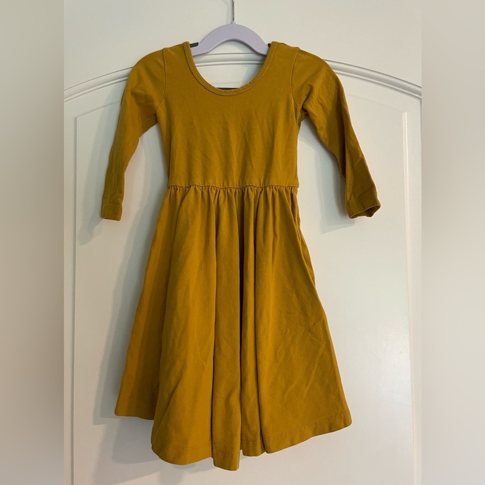 Alice + Ames Sunny Yellow Kids Casual Dress